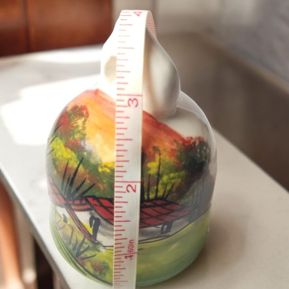 Guatemala’s Colorful Ceramic Bell, Hand-Painted Folk Art Decorative Souvenir - Picture 6 of 15